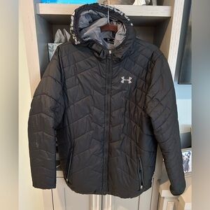 Under Armour Black Quilted Youth Jacket